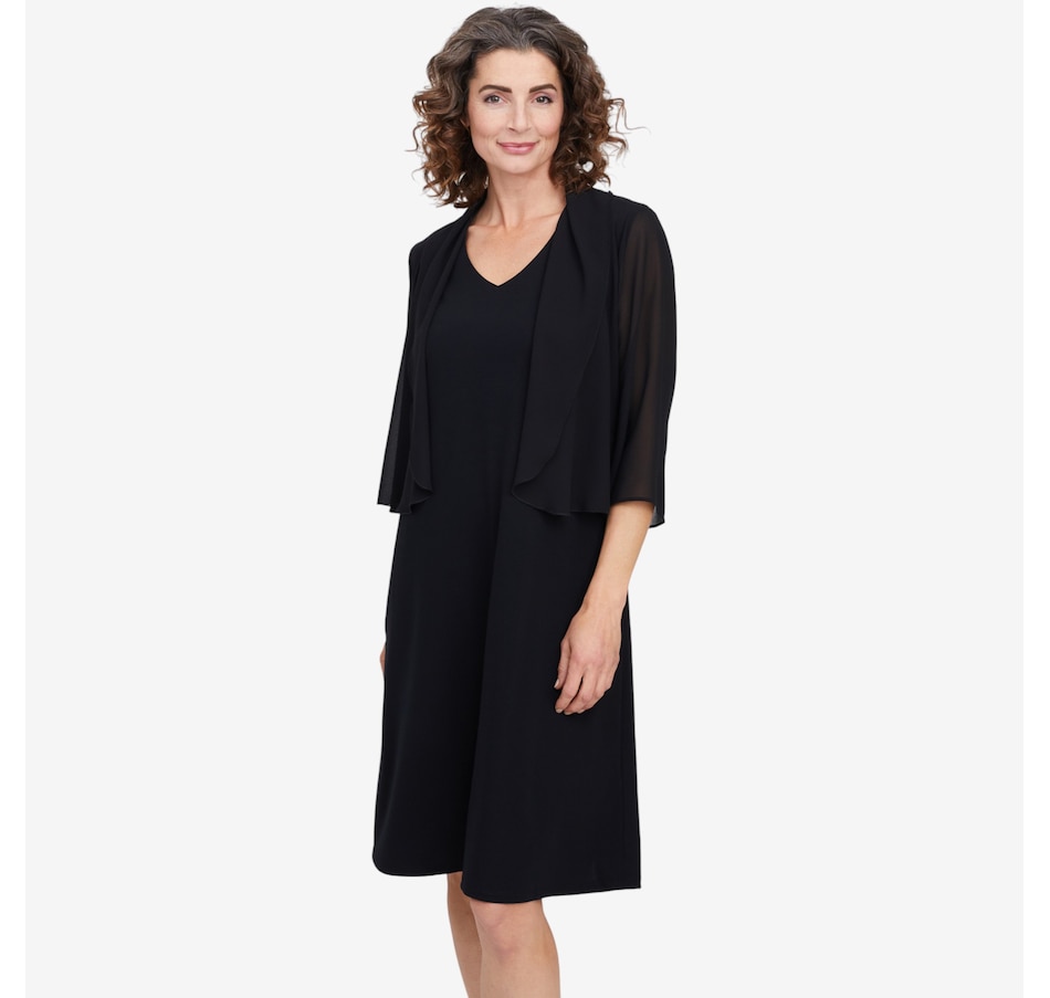 Image 104597_ALTMORE2.jpg, Product 104-597 / Price $89.99, Mr. Max Chiffon Open Cardigan from Mr. Max on TSC.ca's Fashion department