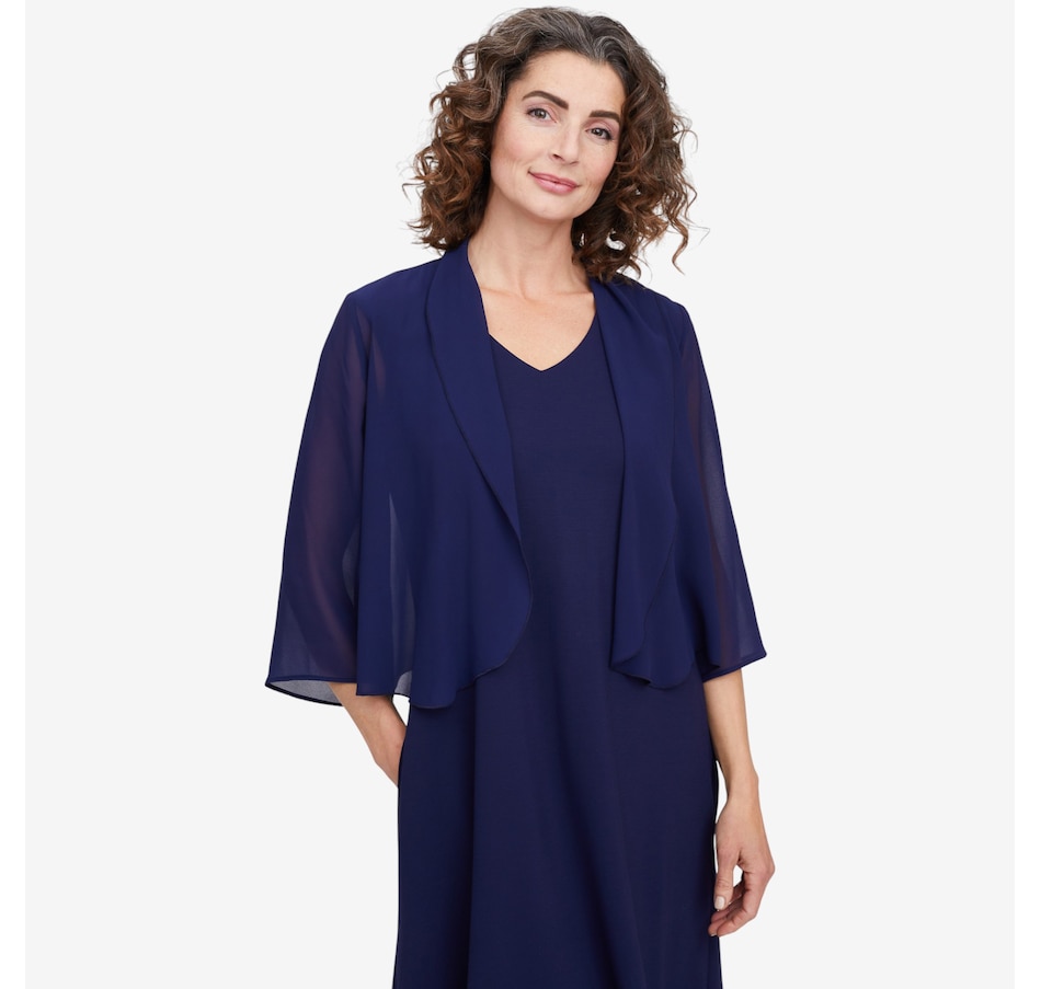 Image 104597_ALTMORE3.jpg, Product 104-597 / Price $89.99, Mr. Max Chiffon Open Cardigan from Mr. Max on TSC.ca's Fashion department