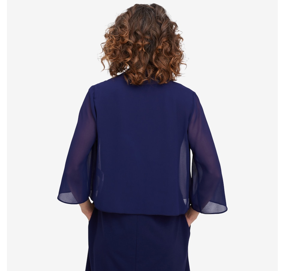 Image 104597_ALTMORE5.jpg, Product 104-597 / Price $89.99, Mr. Max Chiffon Open Cardigan from Mr. Max on TSC.ca's Fashion department