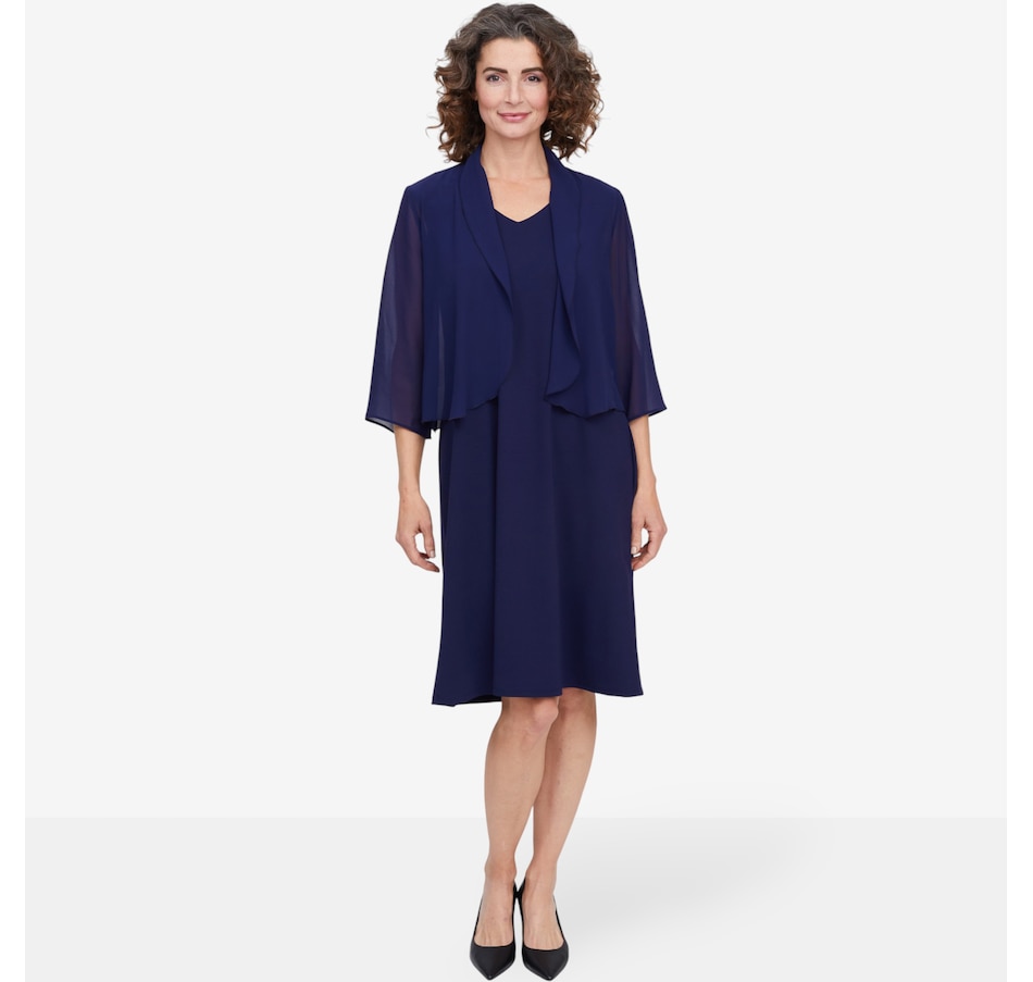 Image 104597_ALTMORE6.jpg, Product 104-597 / Price $89.99, Mr. Max Chiffon Open Cardigan from Mr. Max on TSC.ca's Fashion department