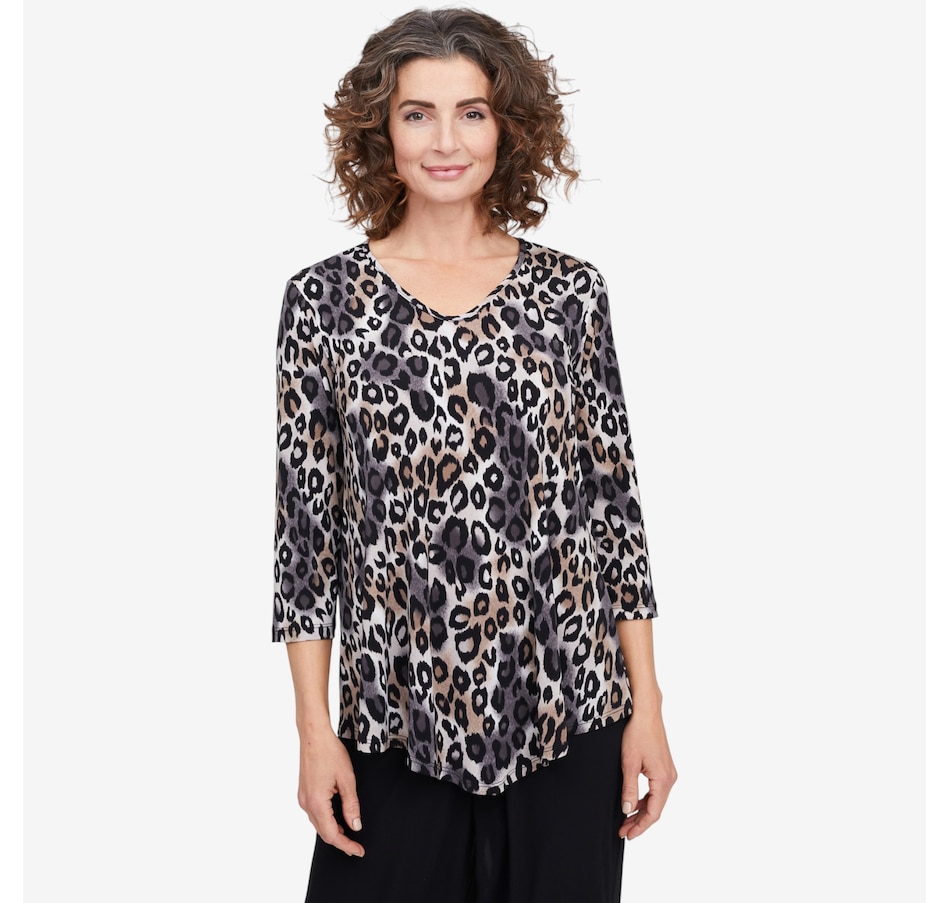 Image 104599_ANP.jpg, Product 104-599 / Price $69.99, Mr. Max 3/4 Length Sleeve Brazil Knit Swing Top from Mr. Max on TSC.ca's Fashion department