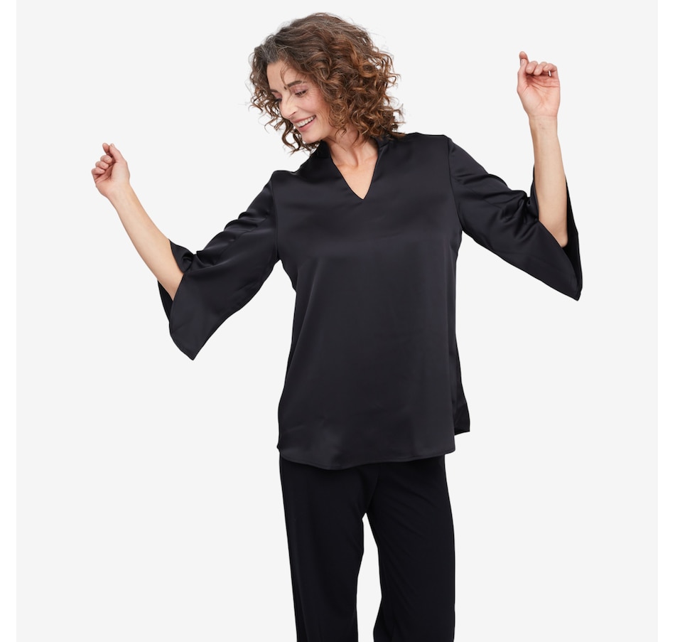 Image 104602_ALTMORE1.jpg, Product 104-602 / Price $89.99, Mr. Max Majestic Satin Tulip Sleeve Top from Mr. Max on TSC.ca's Fashion department