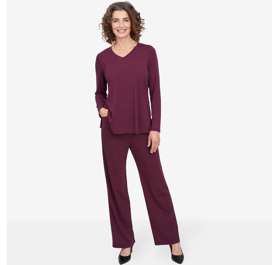 Image 104617_ALTMORE7.jpg, Product 104-617 / Price $89.99, Mr. Max Dream Knit Wide Leg Pant from Mr. Max on TSC.ca's Fashion department