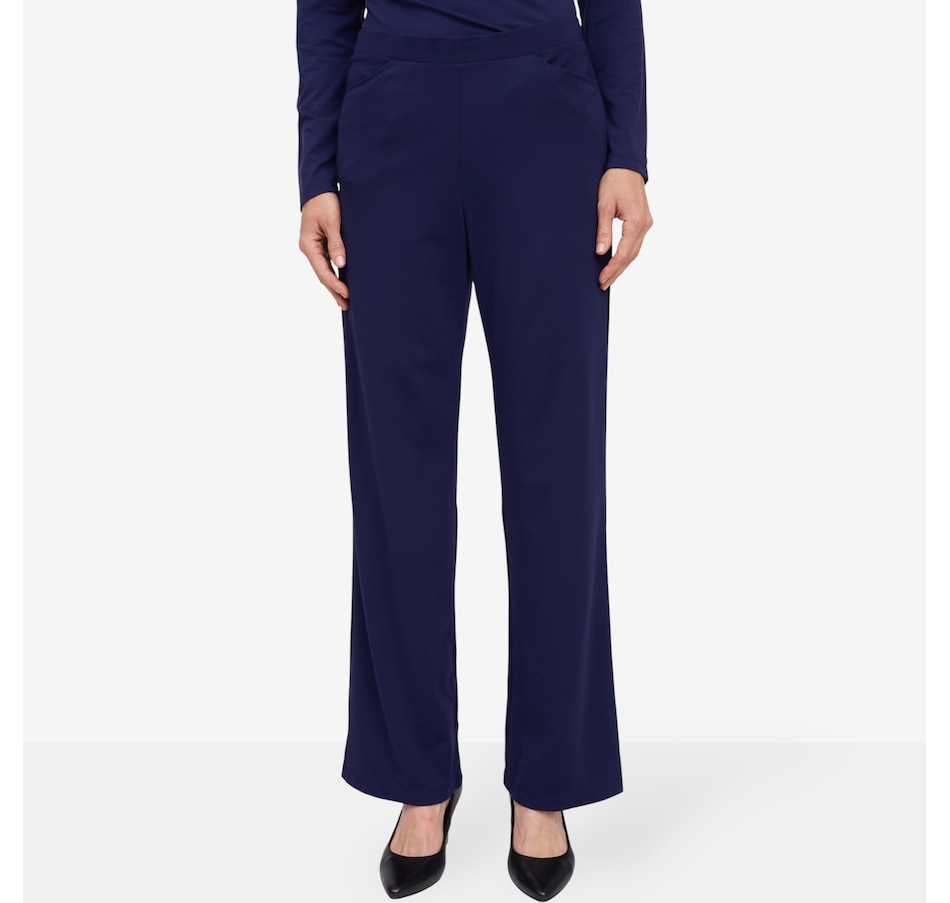 Image 104617_EVEBL.jpg, Product 104-617 / Price $89.99, Mr. Max Dream Knit Wide Leg Pant from Mr. Max on TSC.ca's Fashion department