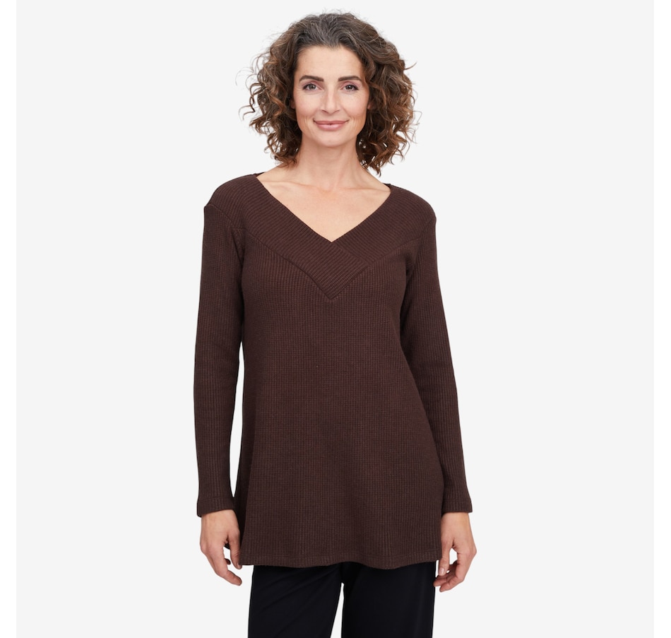 Image 104618_ESP.jpg, Product 104-618 / Price $69.99, Mr. Max Cottage Knit V-Neck Top from Mr. Max on TSC.ca's Fashion department