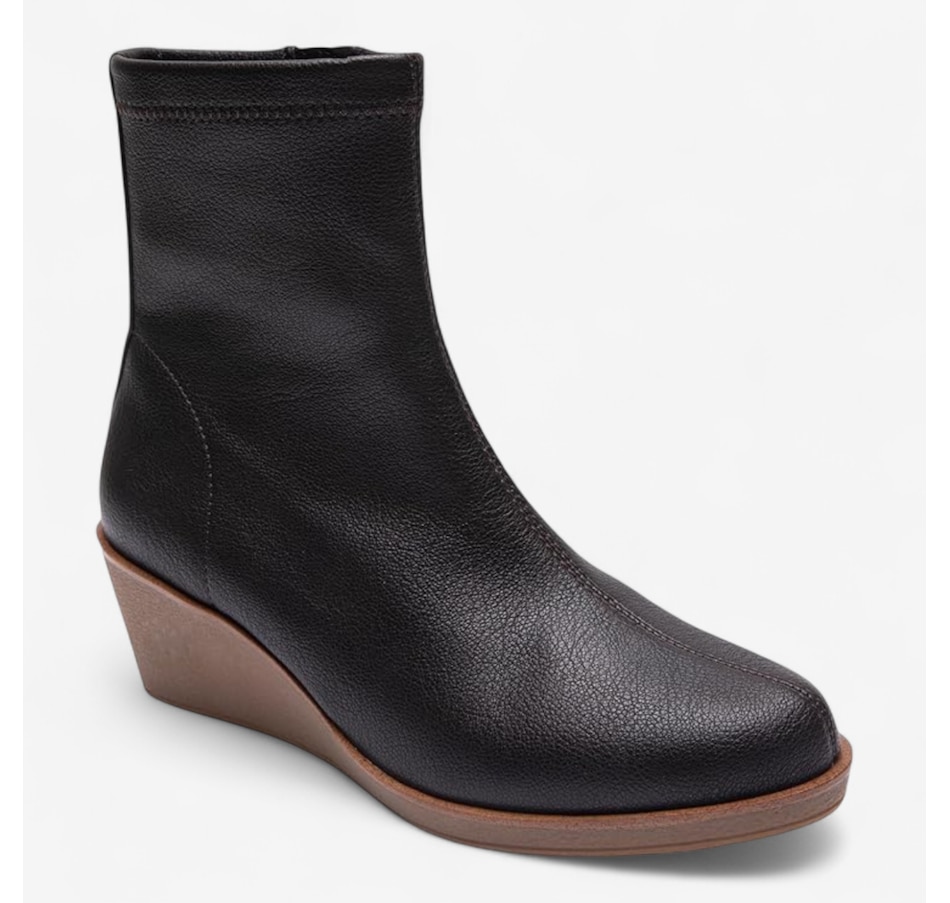 Image 104630_JAVA.jpg, Product 104-630 / Price $129.99, Aerosoles Binnie Wedge Ankle Boot from Aerosoles on TSC.ca's Shoes department