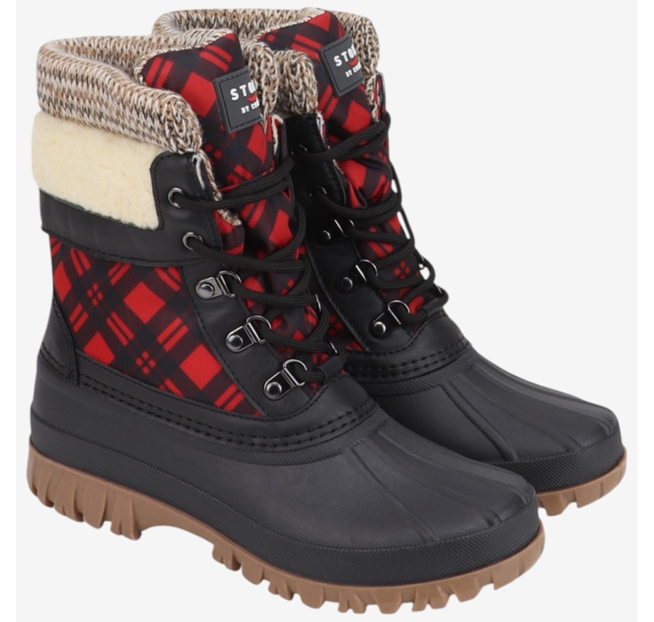 Image 104671_RDPL.jpg, Product 104-671 / Price $150.00, Cougar Creek Sweater Cuff Bootie from Cougar Footwear on TSC.ca's Shoes department