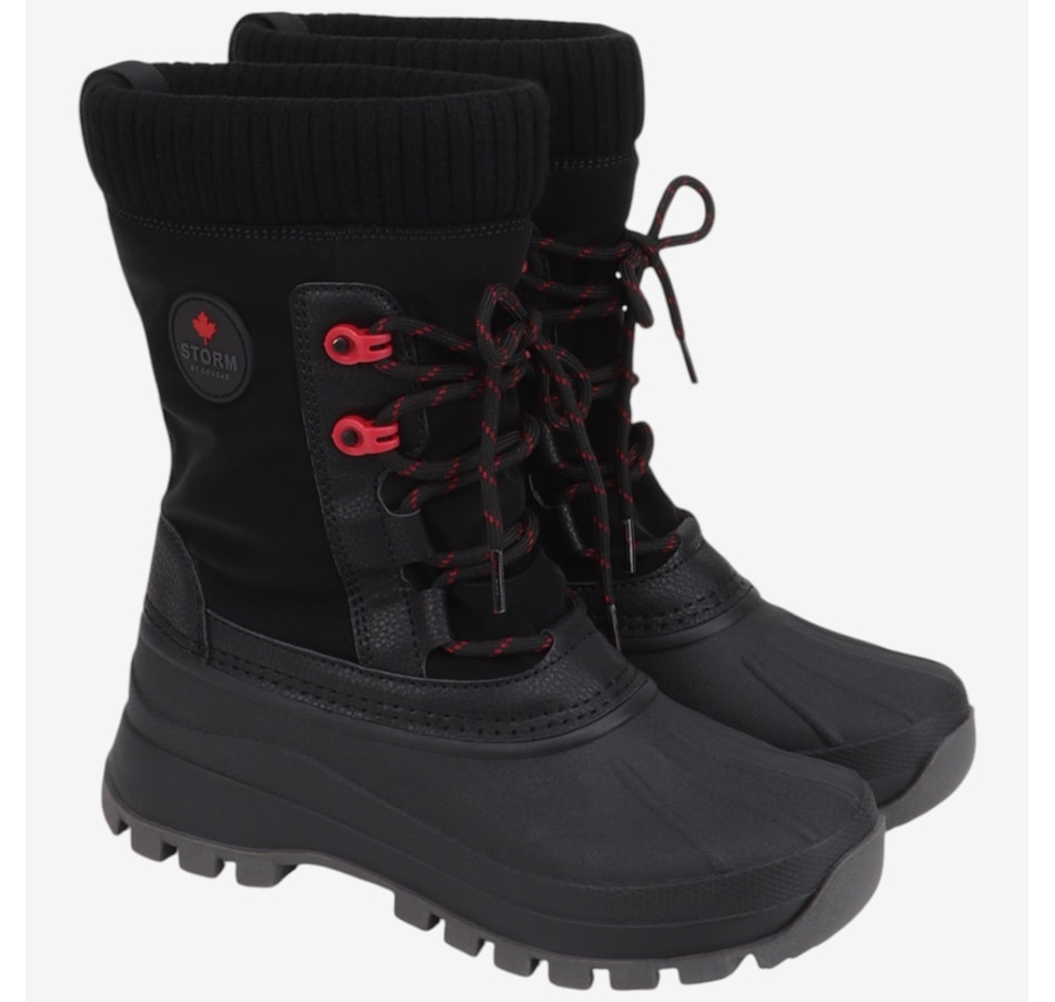 Image 104674_BLK.jpg, Product 104-674 / Price $150.00, Cougar Fayth Sweater Cuff Bootie from Cougar Footwear on TSC.ca's Shoes department