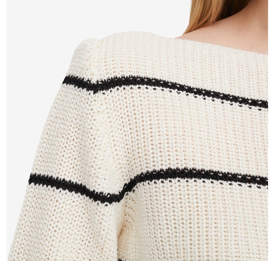 Image 104679_ALTMORE5.jpg, Product 104-679 / Price $75.00, M Made in Italy Knit Striped Boat Neck Sweater from M Made in Italy on TSC.ca's Fashion department