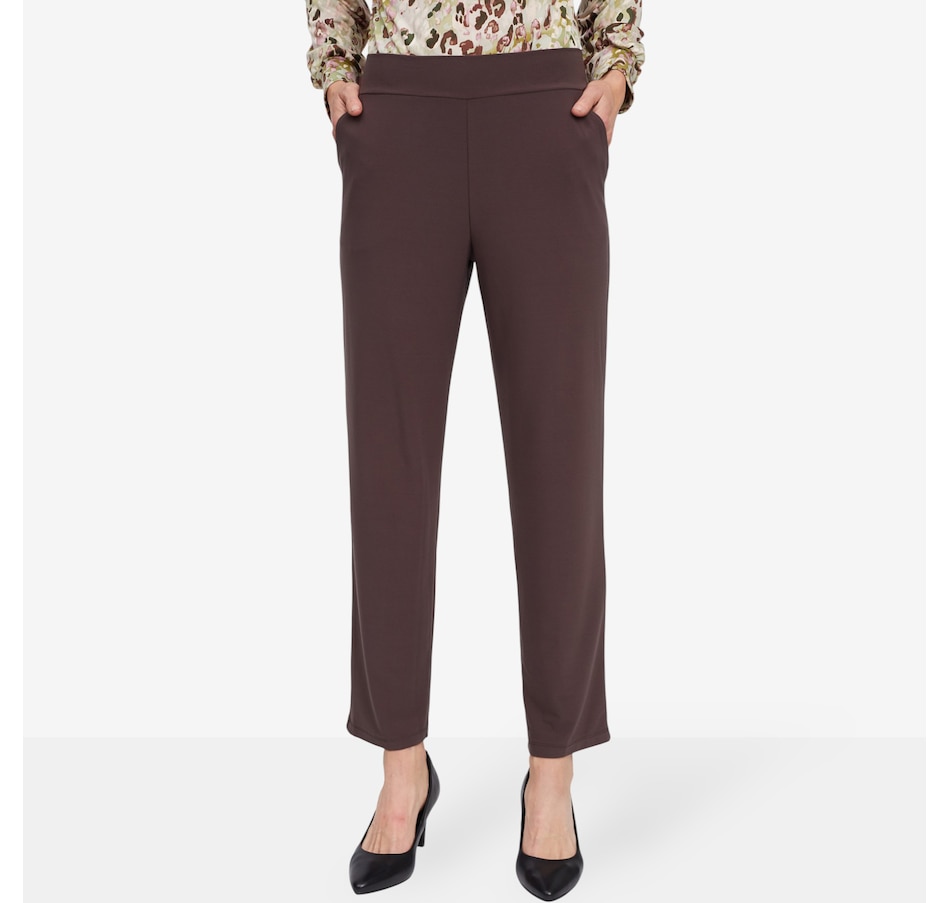 Image 104696_ALTMORE1.jpg, Product 104-696 / Price $34.88, Kim & Co. Deluxe Brazil Knit Lyla Narrow Leg Pant with Pockets from Kim & Co. on TSC.ca's Fashion department