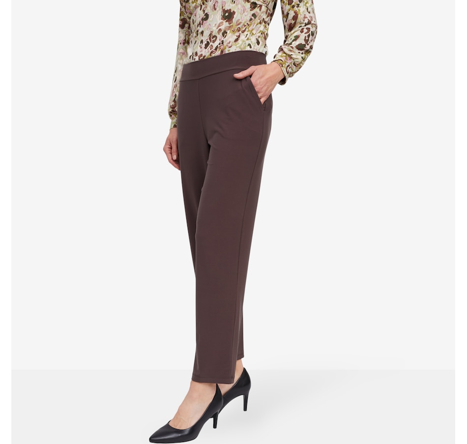Image 104696_ALTMORE2.jpg, Product 104-696 / Price $34.88, Kim & Co. Deluxe Brazil Knit Lyla Narrow Leg Pant with Pockets from Kim & Co. on TSC.ca's Fashion department