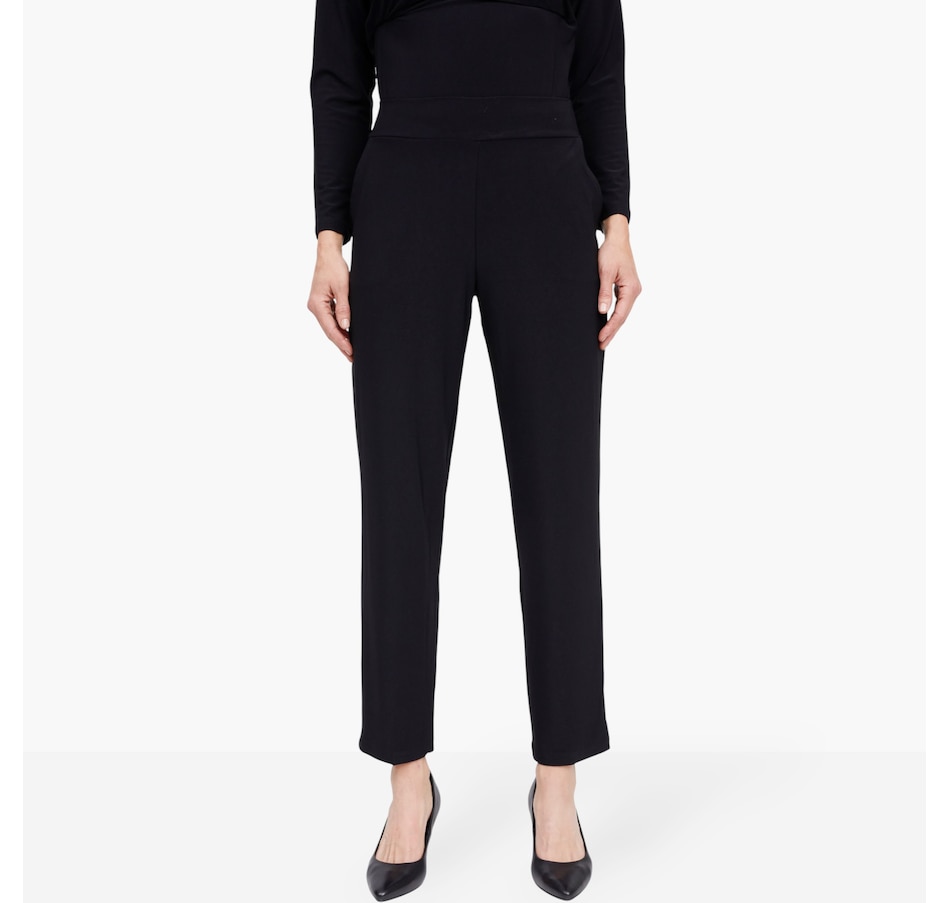 Image 104696_BLK.jpg, Product 104-696 / Price $34.88, Kim & Co. Deluxe Brazil Knit Lyla Narrow Leg Pant with Pockets from Kim & Co. on TSC.ca's Fashion department
