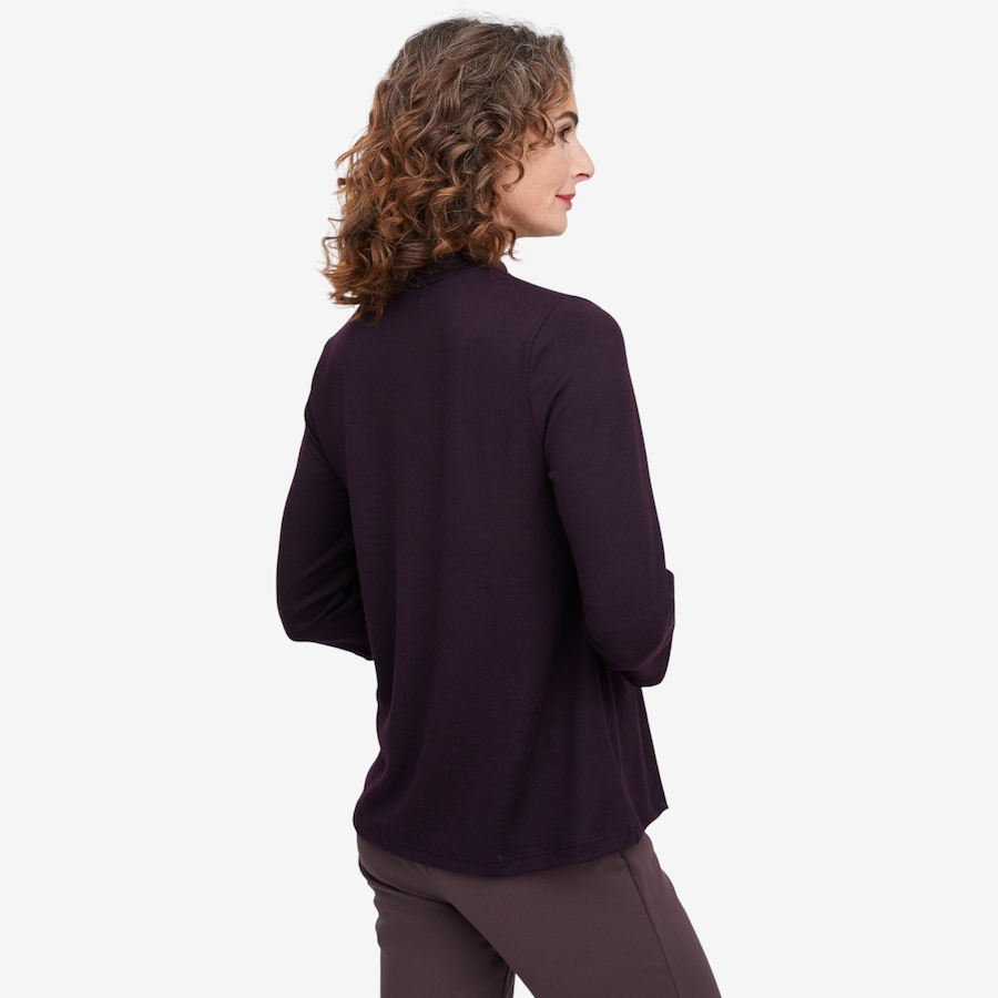 Image 104703_ALTMORE1.jpg, Product 104-703 / Price $29.33, Kim & Co. Soft Touch 3/4 Length Sleeve High Neck Top from Kim & Co. on TSC.ca's Fashion department