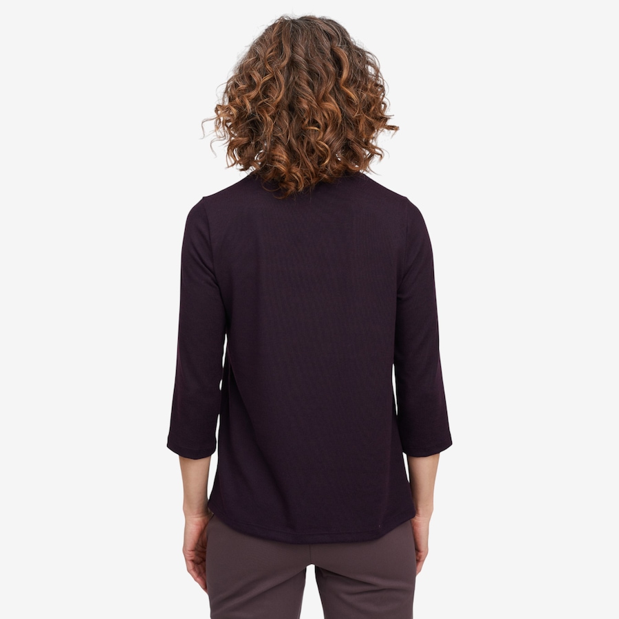 Image 104703_ALTMORE2.jpg, Product 104-703 / Price $29.33, Kim & Co. Soft Touch 3/4 Length Sleeve High Neck Top from Kim & Co. on TSC.ca's Fashion department