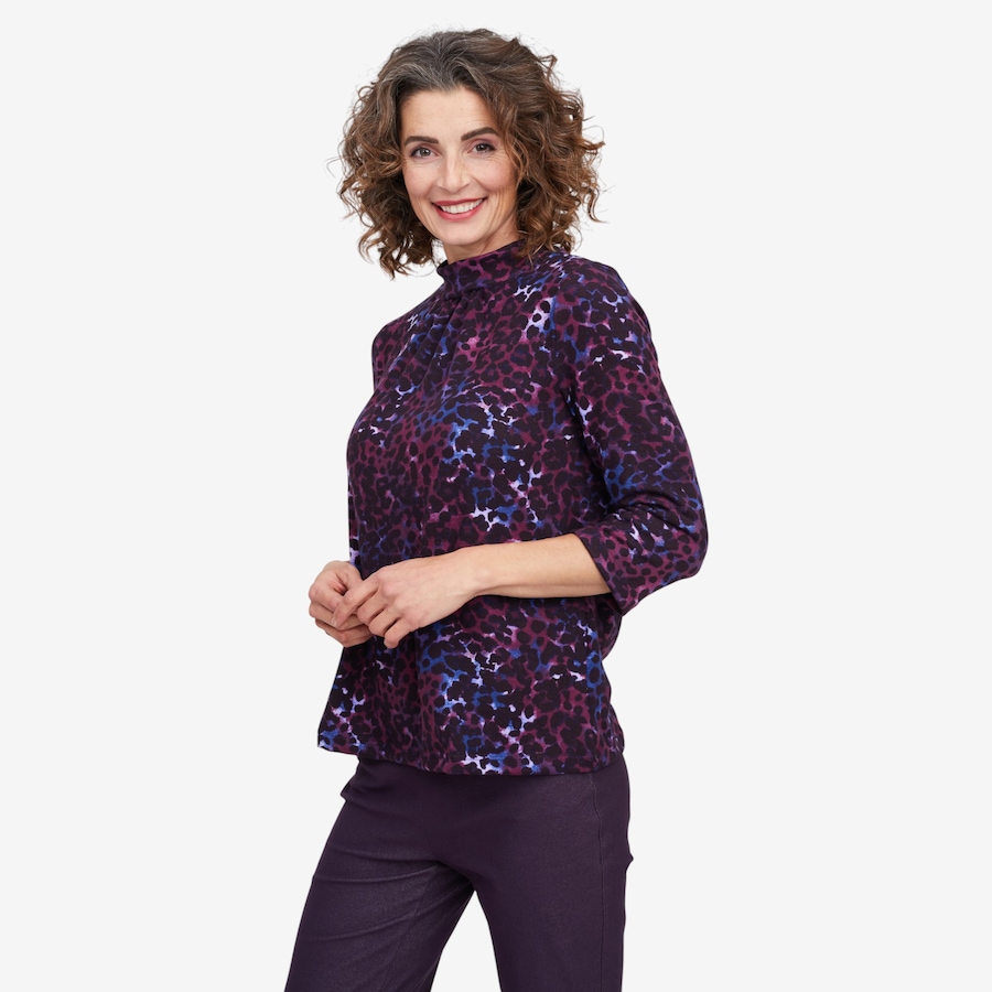 Image 104703_ALTMORE4.jpg, Product 104-703 / Price $29.33, Kim & Co. Soft Touch 3/4 Length Sleeve High Neck Top from Kim & Co. on TSC.ca's Fashion department