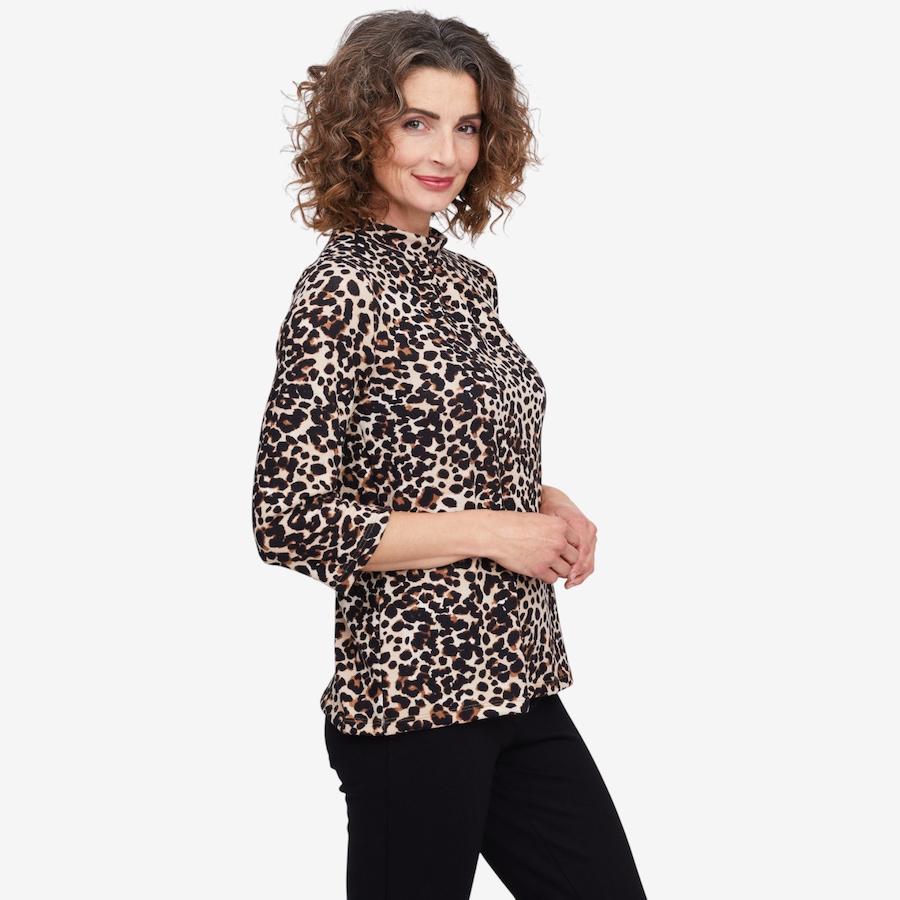 Image 104703_ALTMORE6.jpg, Product 104-703 / Price $29.33, Kim & Co. Soft Touch 3/4 Length Sleeve High Neck Top from Kim & Co. on TSC.ca's Fashion department