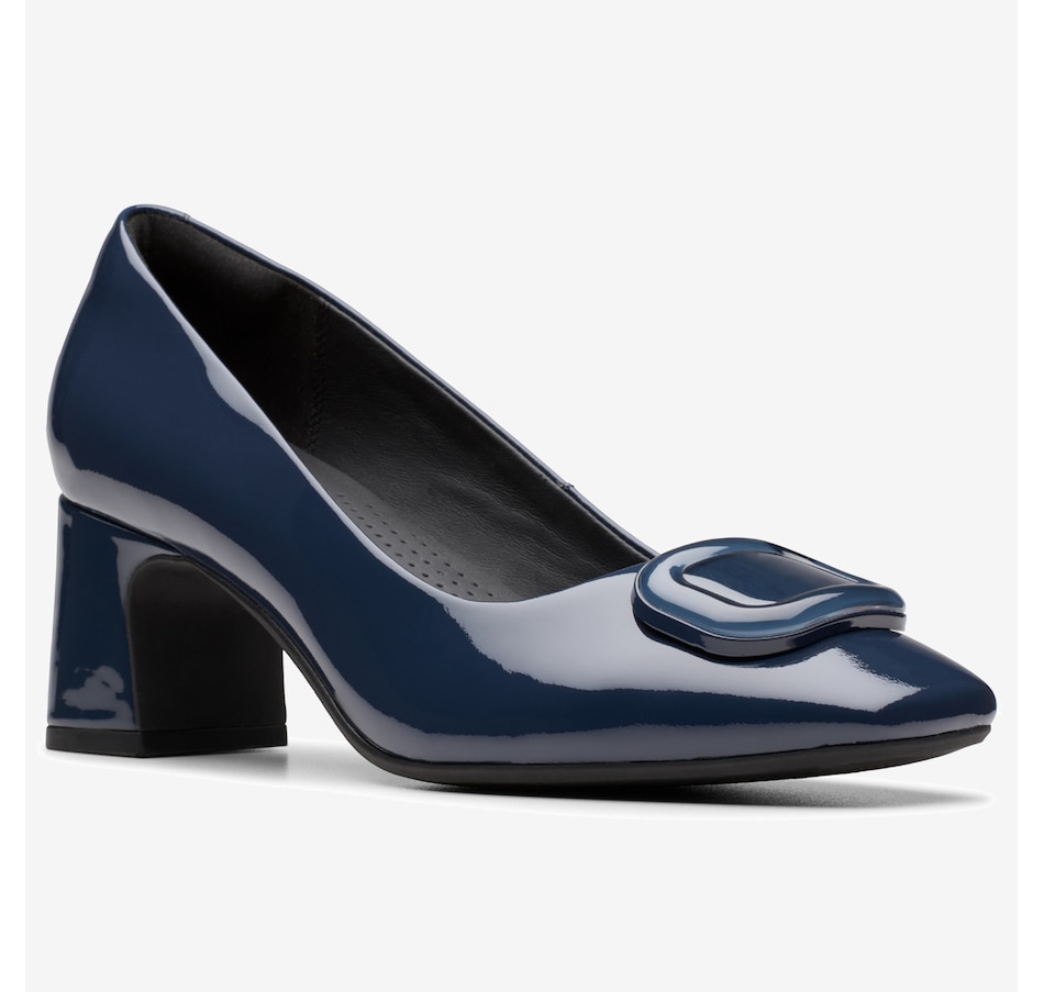 Image 104709_NAVPT.jpg, Product 104-709 / Price $99.88, Clarks Fernie Trim Pump from Clarks Footwear on TSC.ca's Shoes department