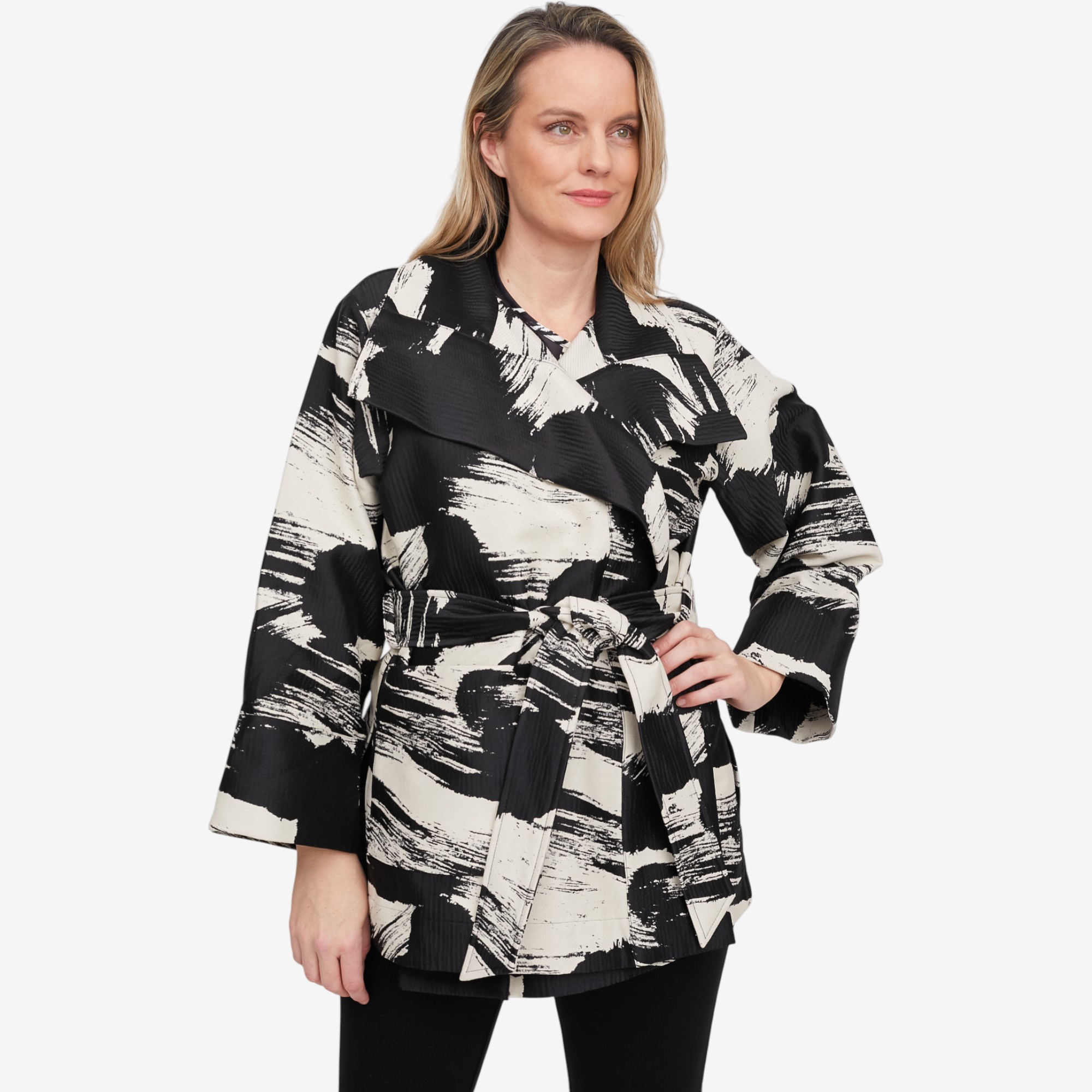 char　ChristopherKane ジャケット Wynne Style Abstract Brushstroke Jacket - TSC.ca