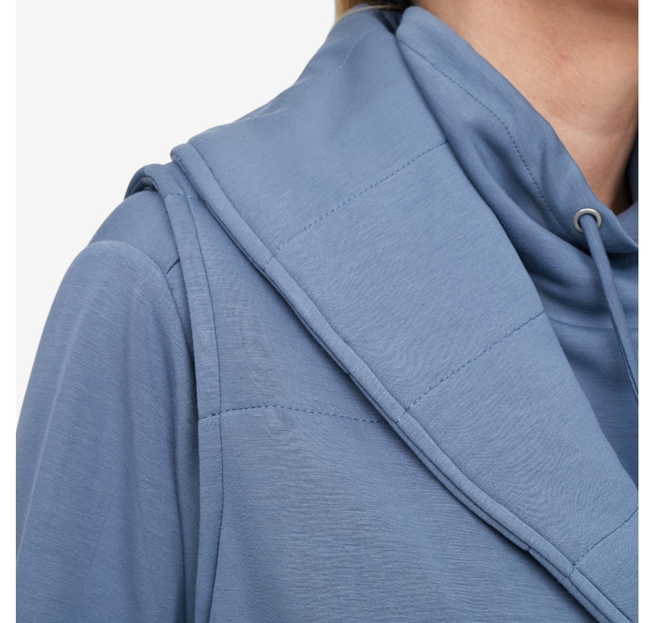 Image 104727_ALTMORE4.jpg, Product 104-727 / Price $99.90, Wynne Style Cloud Knit Quilted Belted Vest from Wynnelayers on TSC.ca's Fashion department