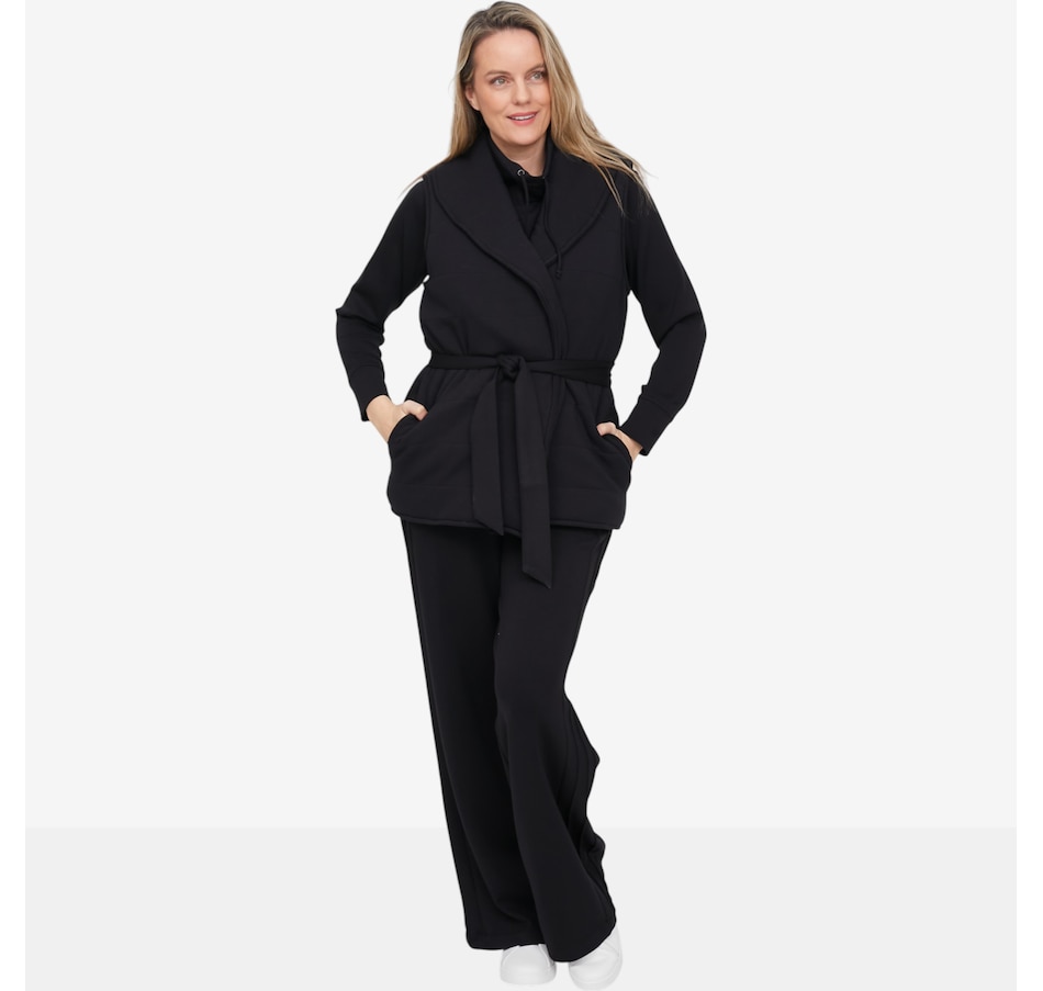 Image 104727_ALTMORE6.jpg, Product 104-727 / Price $99.90, Wynne Style Cloud Knit Quilted Belted Vest from Wynnelayers on TSC.ca's Fashion department