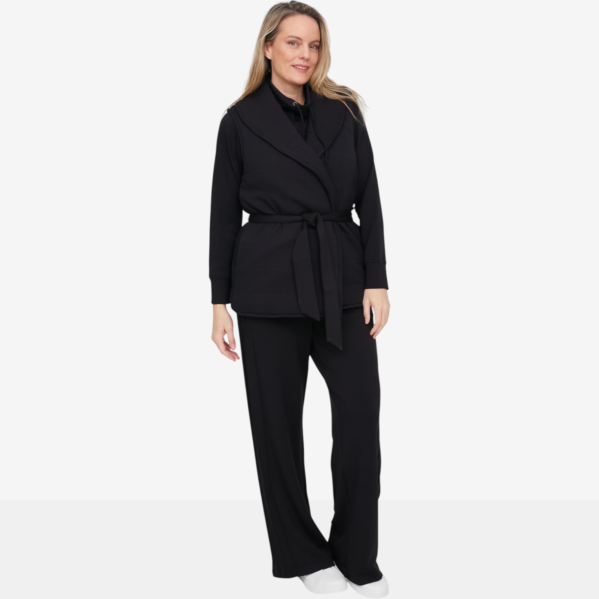 Wynne Style Cloud Knit Wide Leg Pintuck Pant - TSC.ca