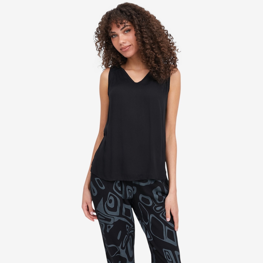 Image 104765_BLK.jpg, Product 104-765 / Price $24.88, M Made In Italy V-Neck Sleeveless Top with High-Low Hemline from M Made in Italy on TSC.ca's Fashion department