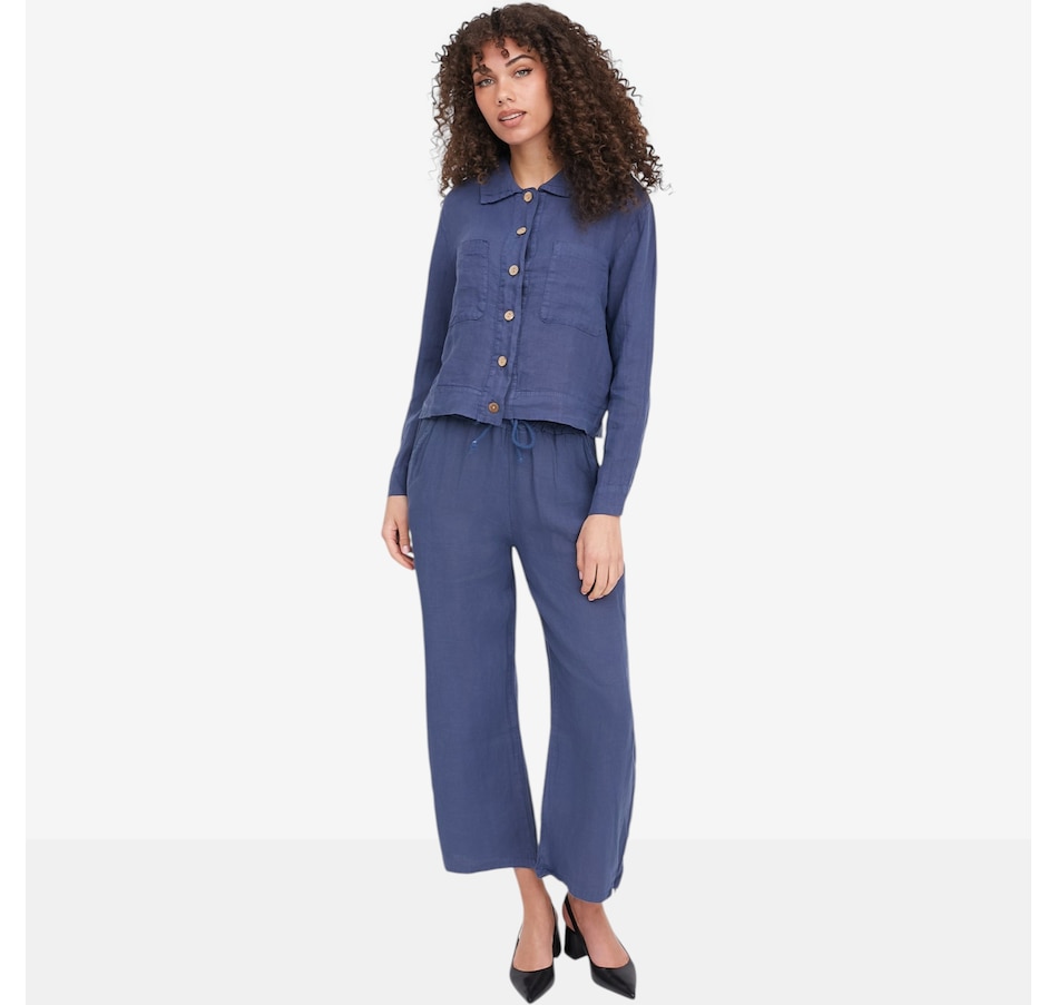 Image 104766_ALTMORE3.jpg, Product 104-766 / Price $110.00, M Made In Italy Pull-On Straight Leg Pant with Pockets from M Made in Italy on TSC.ca's Fashion department