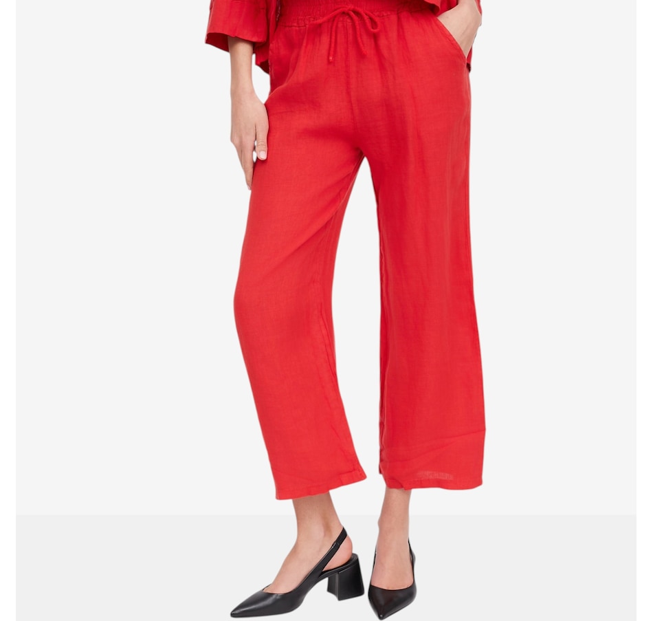 Image 104766_RBY.jpg, Product 104-766 / Price $110.00, M Made In Italy Pull-On Straight Leg Pant with Pockets from M Made in Italy on TSC.ca's Fashion department