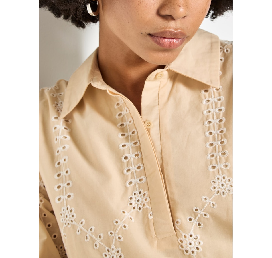 Image 104770_ALTMORE1.jpg, Product 104-770 / Price $160.00, Apricot Contrast Broderie Shirt Dress from Apricot on TSC.ca's Fashion department