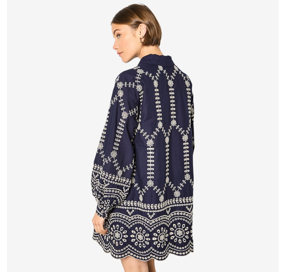 Image 104770_ALTMORE4.jpg, Product 104-770 / Price $160.00, Apricot Contrast Broderie Shirt Dress from Apricot on TSC.ca's Fashion department