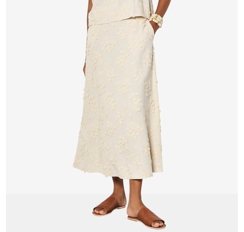 Image 104772_ALTMORE5.jpg, Product 104-772 / Price $160.00, Apricot Dandelion Embroidered Skirt from Apricot on TSC.ca's Fashion department