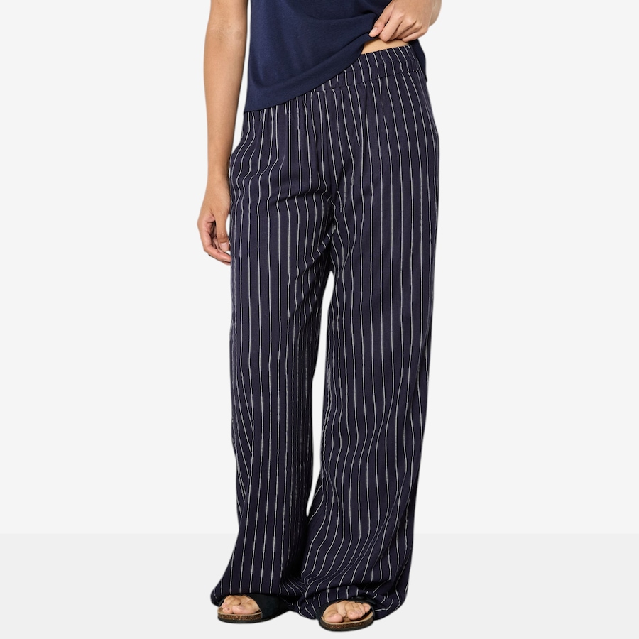 Image 104774_ALTMORE4.jpg, Product 104-774 / Price $69.88, Apricot Pinstripe Linen Wide Leg Trouser from Apricot on TSC.ca's Fashion department