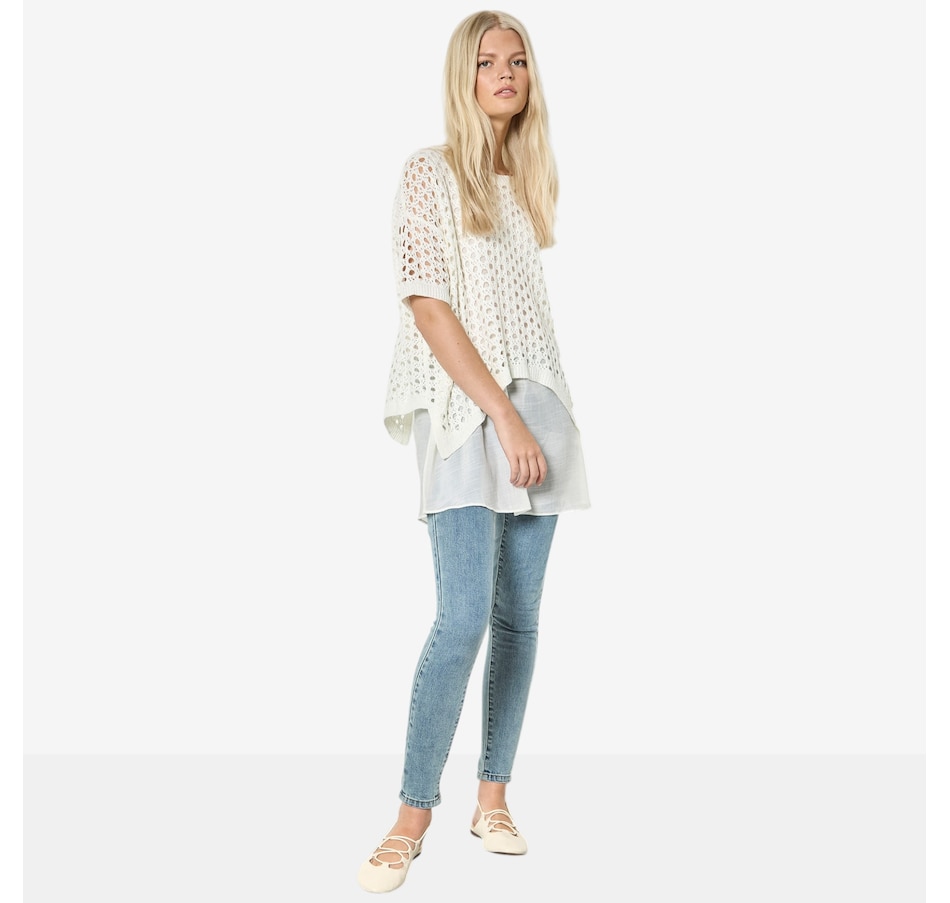 Image 104775_ALTMORE3.jpg, Product 104-775 / Price $69.88, Apricot Knitted Shimmer Layer Tunic from Apricot on TSC.ca's Fashion department
