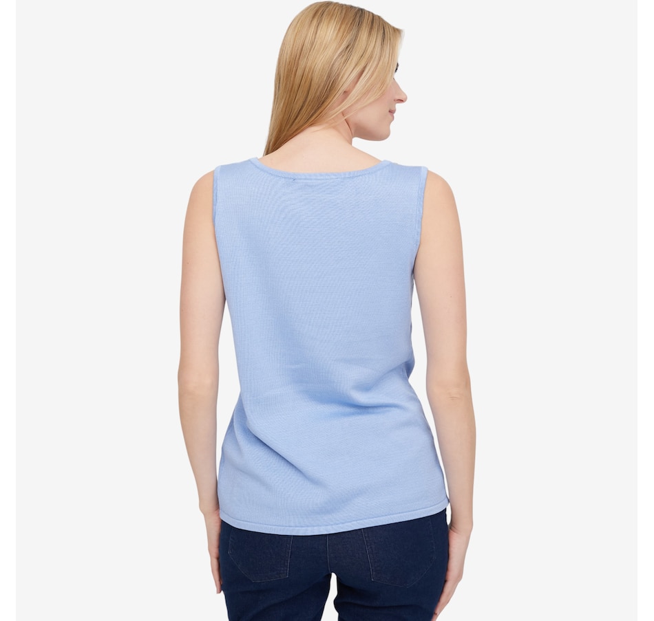 Image 104792_ALTMORE1.jpg, Product 104-792 / Price $39.99, Nina Leonard Scoop Neck Sleeveless Knit Tank from Nina Leonard on TSC.ca's Fashion department