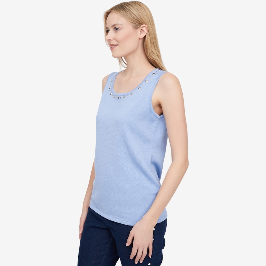 Image 104792_ALTMORE3.jpg, Product 104-792 / Price $29.88, Nina Leonard Scoop Neck Sleeveless Knit Tank from Nina Leonard on TSC.ca's Fashion department