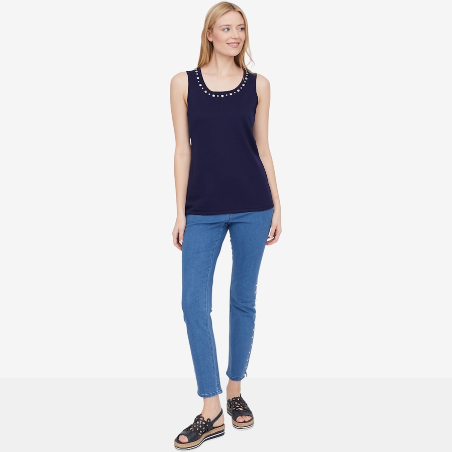 Image 104792_ALTMORE4.jpg, Product 104-792 / Price $29.88, Nina Leonard Scoop Neck Sleeveless Knit Tank from Nina Leonard on TSC.ca's Fashion department