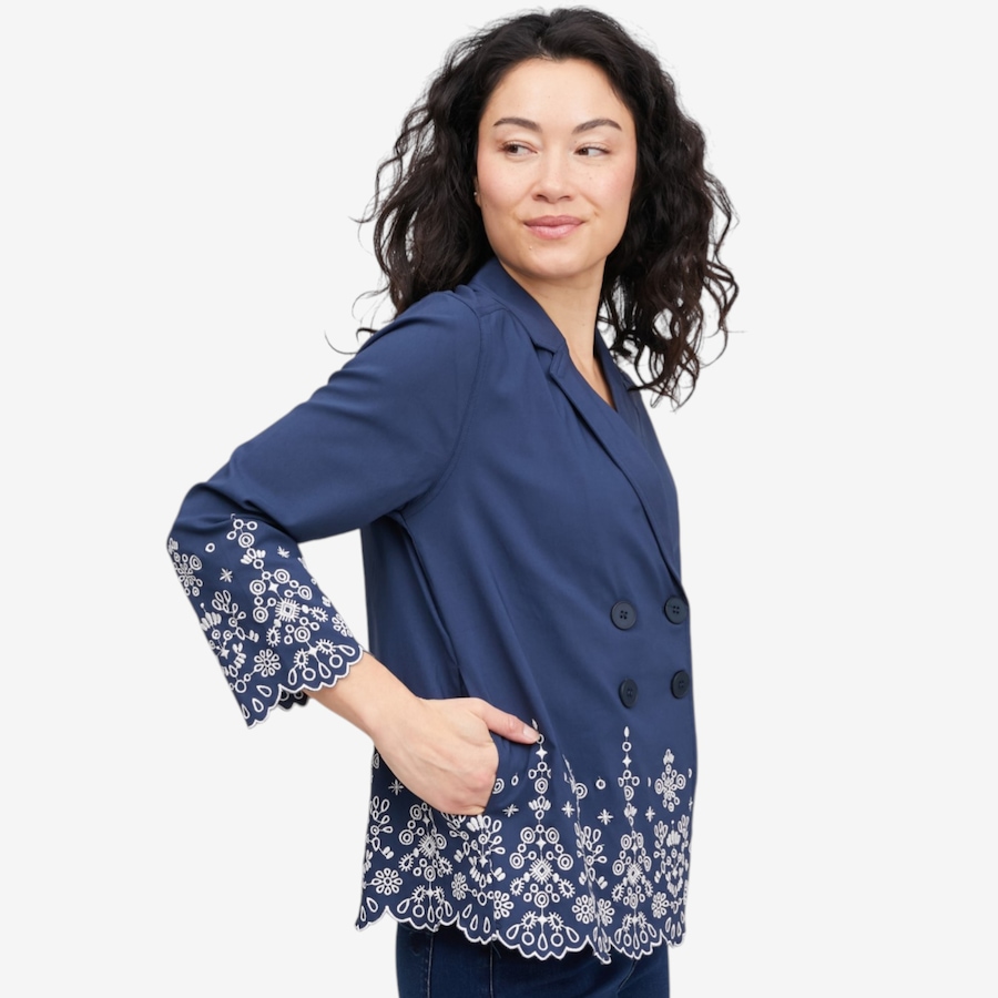 Image 104794_ALTMORE1.jpg, Product 104-794 / Price $29.33, Wynne Style Flatterfit Embroidered Jacket from Wynnelayers on TSC.ca's Fashion department