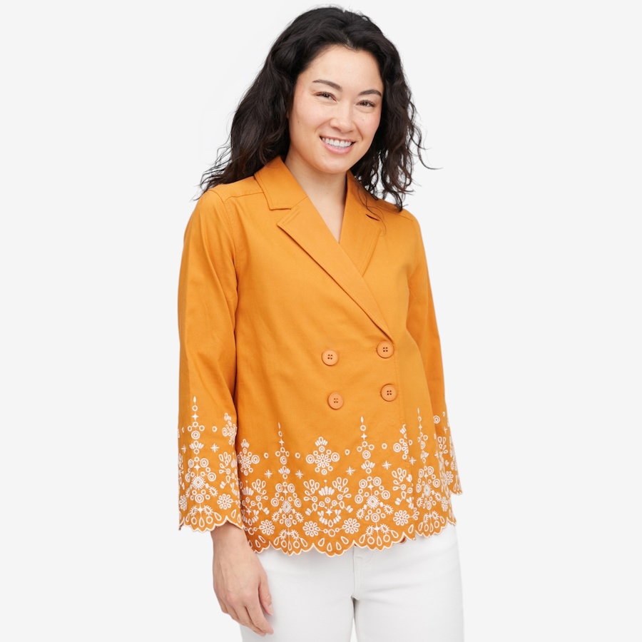 Image 104794_BOE.jpg, Product 104-794 / Price $29.33, Wynne Style Flatterfit Embroidered Jacket from Wynnelayers on TSC.ca's Fashion department