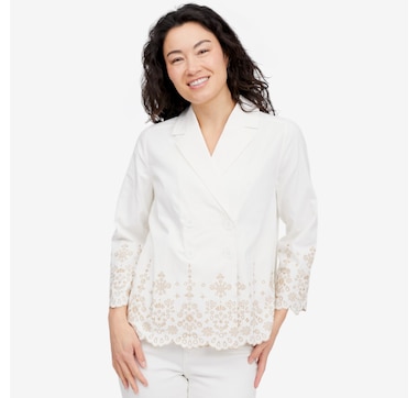 Wynne Style Flatterfit Embroidered Jacket