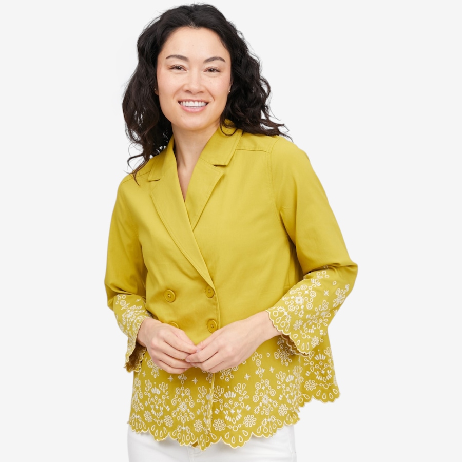 Image 104794_CTE.jpg, Product 104-794 / Price $29.33, Wynne Style Flatterfit Embroidered Jacket from Wynnelayers on TSC.ca's Fashion department