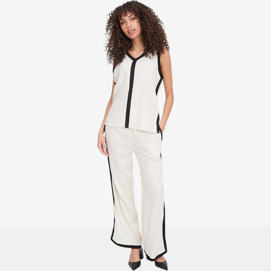 Image 104811_ALTMORE2.jpg, Product 104-811 / Price $54.88, M Made In Italy Pull On Colour Block Wide Seam Pants with Pockets from M Made in Italy on TSC.ca's Fashion department