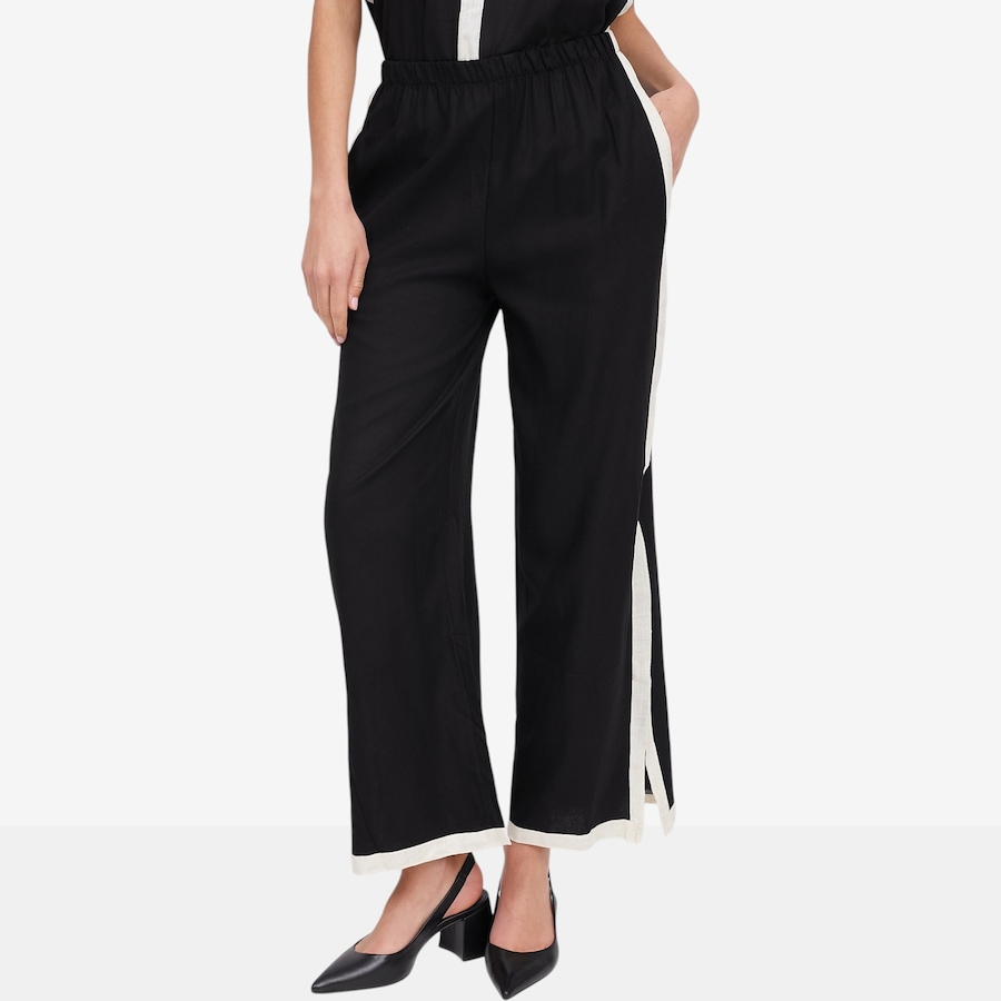 Image 104811_BCB.jpg, Product 104-811 / Price $54.88, M Made In Italy Pull On Colour Block Wide Seam Pants with Pockets from M Made in Italy on TSC.ca's Fashion department