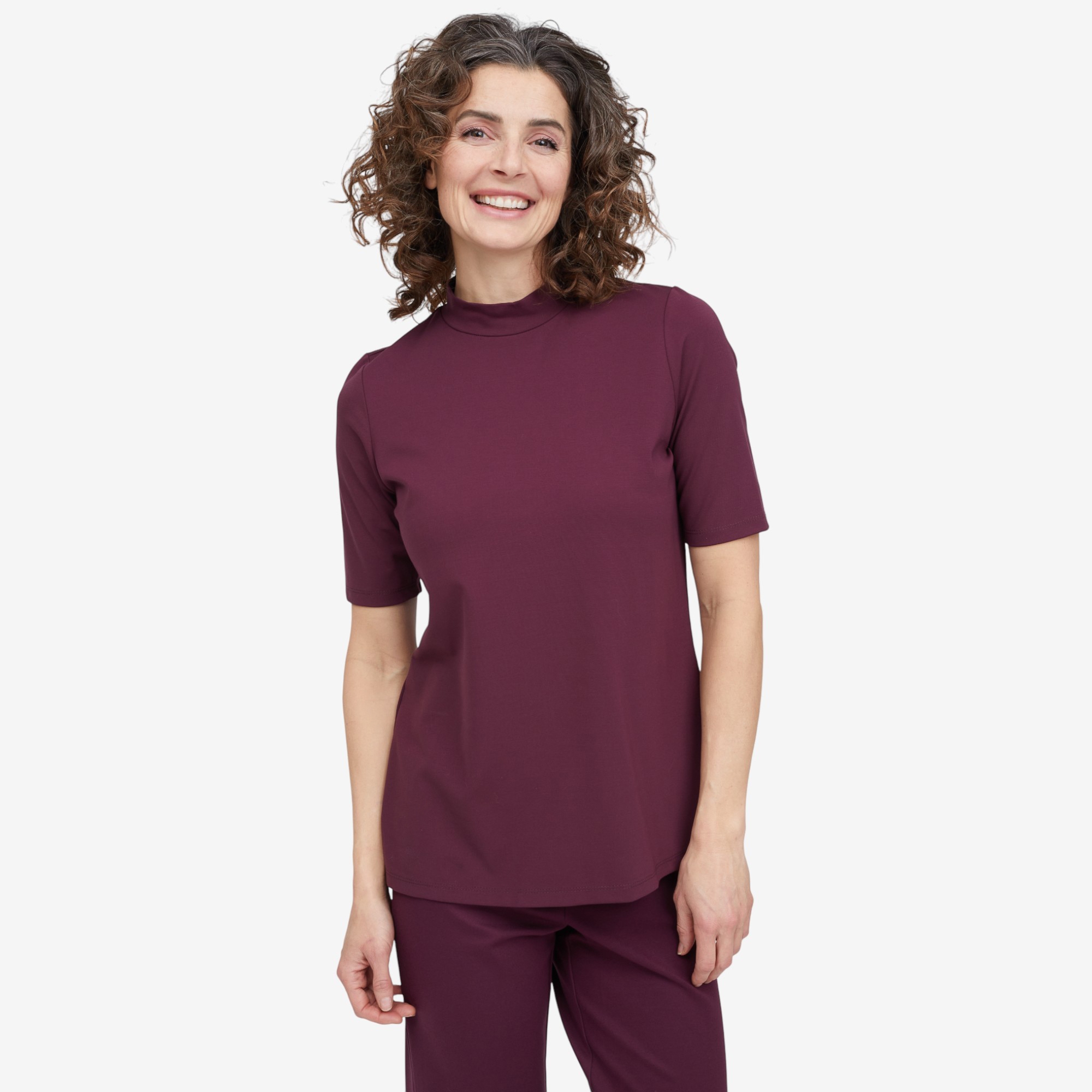 Mr. Max Dream Knit Elbow Sleeve Essential Mock Neck Top - TSC.ca