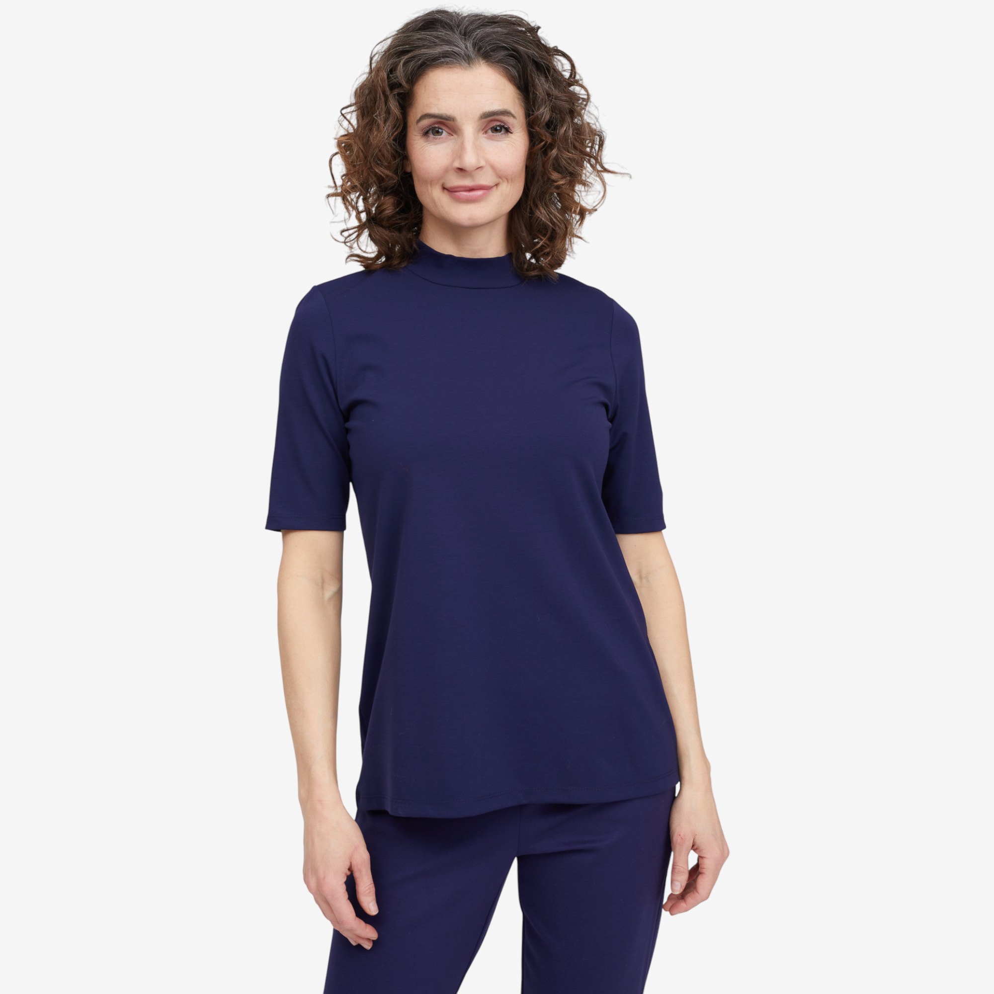 Mr. Max Dream Knit Elbow Sleeve Essential Mock Neck Top - TSC.ca