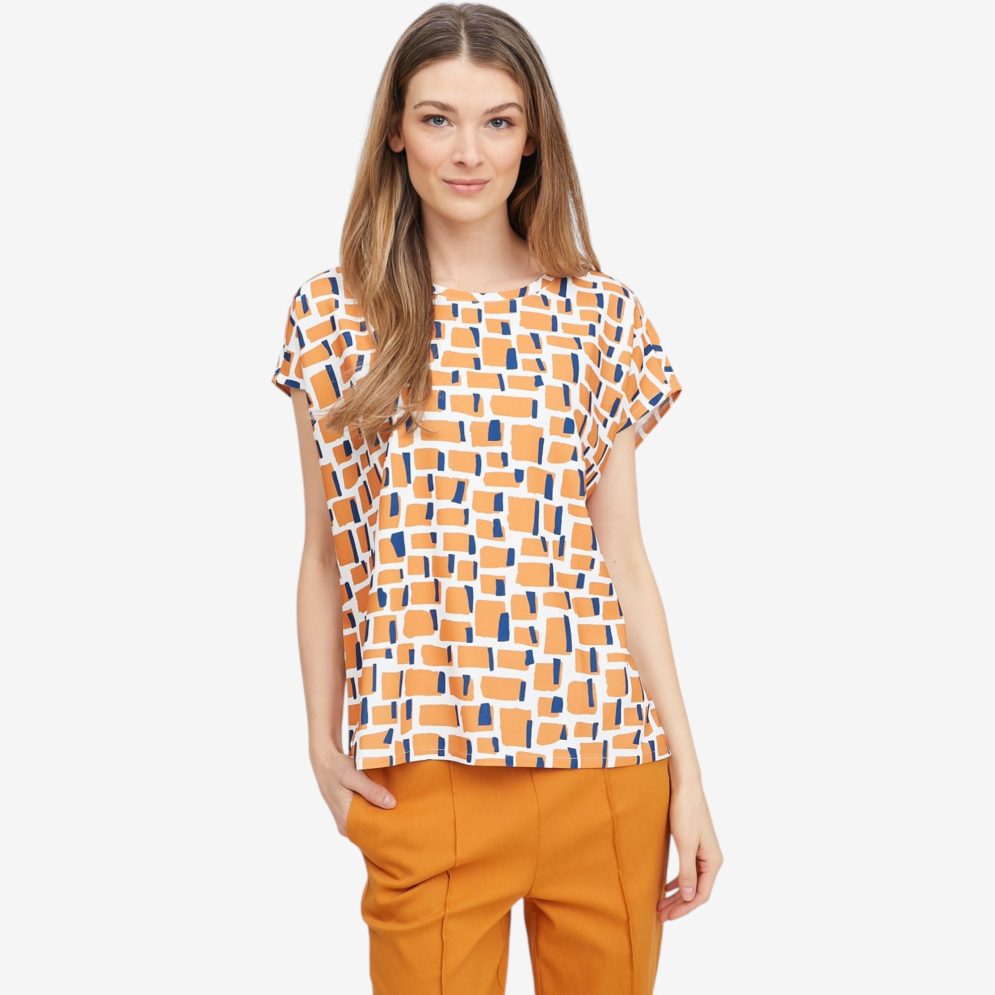Wynne Style Drapey Twill Cap Sleeve Top - TSC.ca