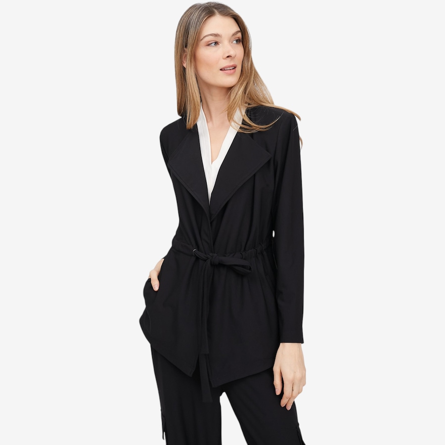 Image 104849_BLK.jpg, Product 104-849 / Price $49.33, Wynne Style Luxe Crepe Gilet Jacket from Wynnelayers on TSC.ca's Fashion department