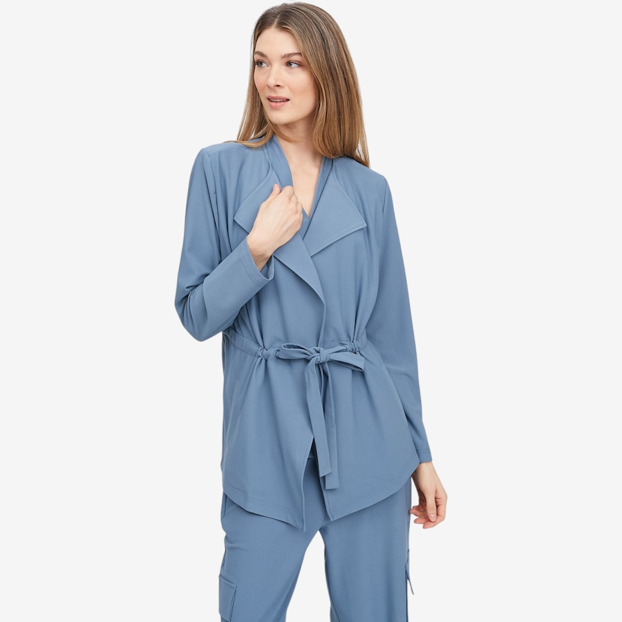 Image 104849_BLUME.jpg, Product 104-849 / Price $49.33, Wynne Style Luxe Crepe Gilet Jacket from Wynnelayers on TSC.ca's Fashion department