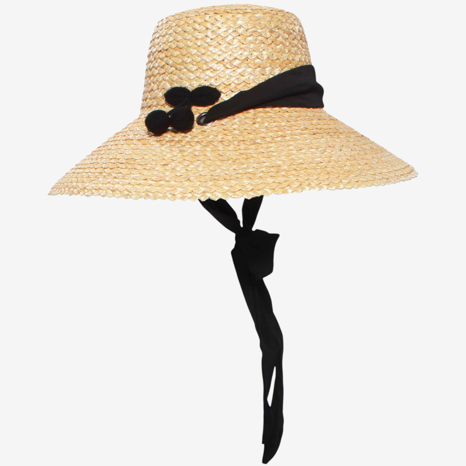 LOEVENICH Wheat Straw Cloche with Special Trim - TSC.ca