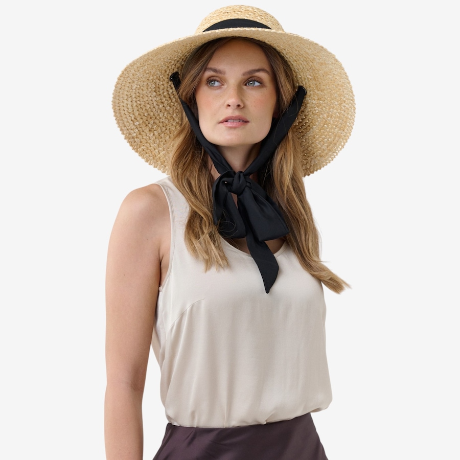 Image 104864_ALTMORE3.jpg, Product 104-864 / Price $112.00, LOEVENICH Wheat Straw Cloche with Special Trim from Loevenich on TSC.ca's Fashion department