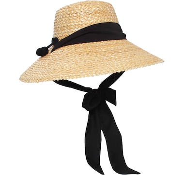 LOEVENICH Wheat Straw Cloche with Special Trim